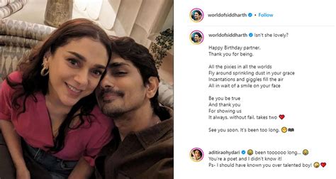 siddharth actor and aditi rao hydari